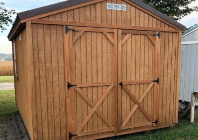 A 10x12 Wood Utility Shed